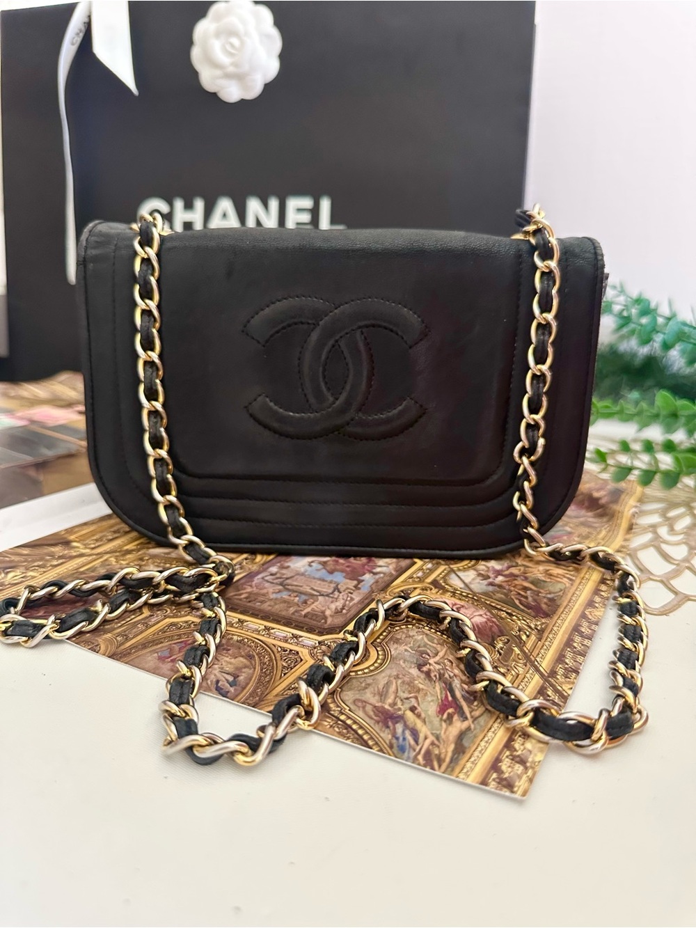 CHANEL Classic Flap Leather Bag